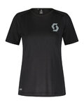 SCOTT Cycling short sleeve jersey - TRAIL VERTIC W - black