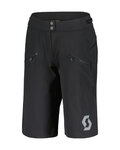 SCOTT Cycling shorts without bib - TRAIL VERTIC PRO W/PAD W - black