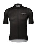 SCOTT Cycling short sleeve jersey - PRO - black