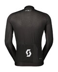SCOTT Cycling summer long sleeve jersey - PRO - black