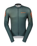 SCOTT Cycling summer long sleeve jersey - PRO - green