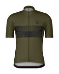 SCOTT Cycling short sleeve jersey - TEAM 10 - green