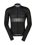 SCOTT Cycling summer long sleeve jersey - TEAM 10 - black