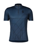 SCOTT Cycling short sleeve jersey - TEAM 20 - blue