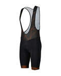 SCOTT Cycling bib shorts - TEAM - black/orange