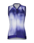 SCOTT Cycling sleeveless jersey - RC PRO - light blue