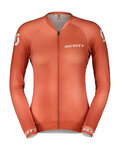 SCOTT Cycling summer long sleeve jersey - RC PRO - orange