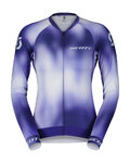 SCOTT Cycling summer long sleeve jersey - RC PRO - light blue