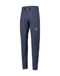 SCOTT Cycling long trousers withot bib - EXPLORAIR TECH - blue