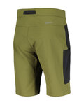 SCOTT Cycling shorts without bib - EXPLORAIR TECH - green/black