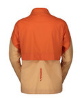 SCOTT Cycling windproof jacket - ENDURANCE ANORAK WB W - orange/beige