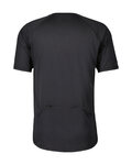 SCOTT Cycling short sleeve jersey - TRAIL FLOW PRO SS - black