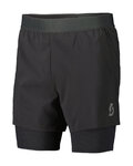 SCOTT Cycling shorts without bib - HYBRID ENDURANCE TECH - black