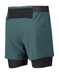 SCOTT Cycling shorts without bib - HYBRID ENDURANCE TECH - green/black
