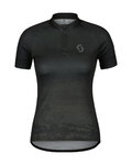 SCOTT Cycling short sleeve jersey - ENDURANCE 30 - black