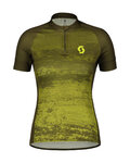 SCOTT Cycling short sleeve jersey - ENDURANCE 30 - green