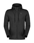 SCOTT hoodie - TECH ZIP - black