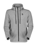 SCOTT hoodie - TECH ZIP - grey
