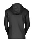 SCOTT hoodie - TECH ZIP W - black