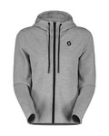 SCOTT hoodie - TECH ZIP W - grey