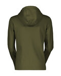 SCOTT hoodie - TECH ZIP W - green