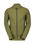 SCOTT Cycling windproof jacket - COMMUTER WB - green