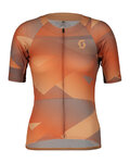 SCOTT Cycling short sleeve jersey - RC PREMIUM CLIMBER - orange