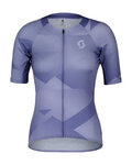 SCOTT Cycling short sleeve jersey - RC PREMIUM CLIMBER - light blue