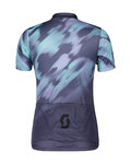 SCOTT Cycling short sleeve jersey - GRAVEL CONTESSA  - blue