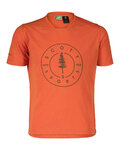 SCOTT Cycling short sleeve t-shirt - TRAIL FLOW 10 DRI SS JR - orange