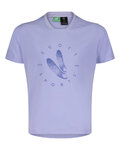 SCOTT Cycling short sleeve t-shirt - TRAIL FLOW 20 DRI SS JR - purple