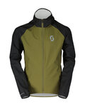 SCOTT Cycling windproof jacket - WP JR - green/black