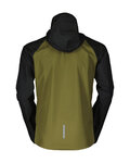 SCOTT Cycling windproof jacket - WP JR - green/black