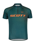 SCOTT Cycling short sleeve jersey - RC JERSEY - green
