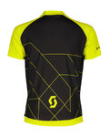 SCOTT Cycling short sleeve jersey - RC TEAM SS JR - black/yellow