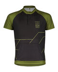 SCOTT Cycling short sleeve jersey - RC TEAM SS JR - black/green