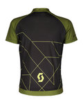 SCOTT Cycling short sleeve jersey - RC TEAM SS JR - black/green