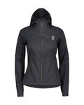 SCOTT Cycling windproof jacket - EXPLORAIR LIGHT WB W - black