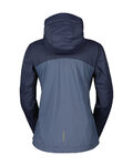 SCOTT Cycling windproof jacket - EXPLORAIR LIGHT WB W - blue