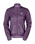 SCOTT Cycling windproof jacket - ENDURANCE WB W - purple