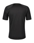 SCOTT Cycling short sleeve jersey - DEFINED TECH SS - black