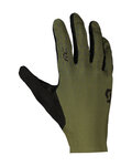 SCOTT Cycling long-finger gloves - RC PRO - green/black