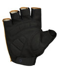 SCOTT Cycling fingerless gloves - ESSENTIAL GEL SF - brown/black
