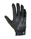 SCOTT Cycling long-finger gloves - DH FACTORY - grey/black