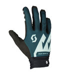 SCOTT Cycling long-finger gloves - DH FACTORY - green/black