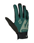SCOTT Cycling long-finger gloves - DH FACTORY - green/black