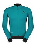 SCOTT Cycling windproof jacket - RC PRO WARM GTX WS - green/black