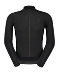 SCOTT Cycling winter long sleeve jersey - PRO WARM - black