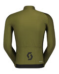 SCOTT Cycling winter long sleeve jersey - PRO WARM - green