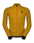 SCOTT Cycling winter long sleeve jersey - RC PRO WARM - brown